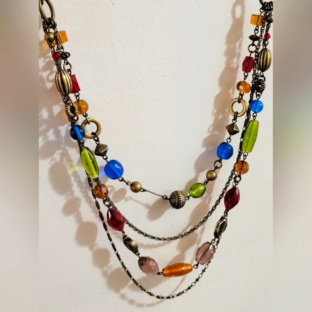 Lia Sophia Colorful Beaded Necklace